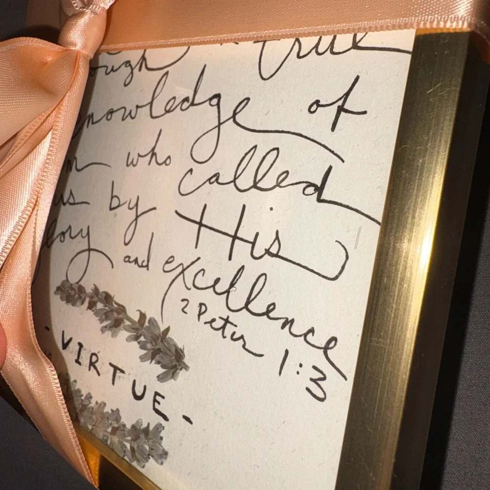 Bible Verse With Gold Frame